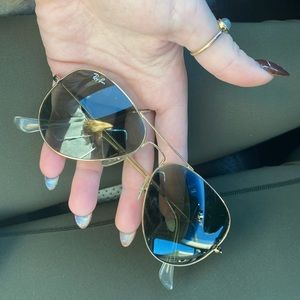 Gold Ray Ban Aviators